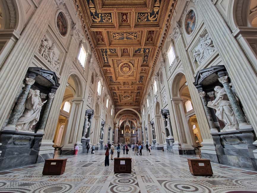 Rome: Relics from the Passion of the Christ Walking Tour - San Giovanni in Laterano, Borromini’s Design and the Skulls of Peter and Paul
