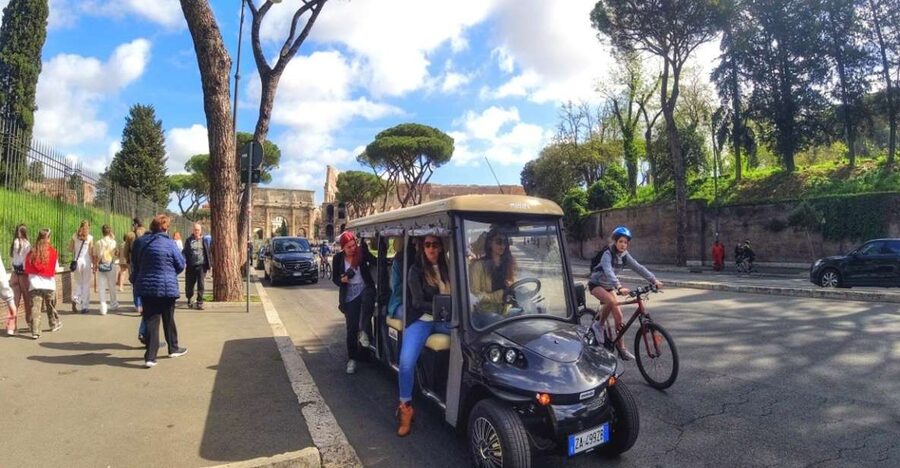 Rome’s Top Highlights Tour Luxury Golf Cart (Private option) - Meeting near the Colosseum, then rolling into the stories of old Rome