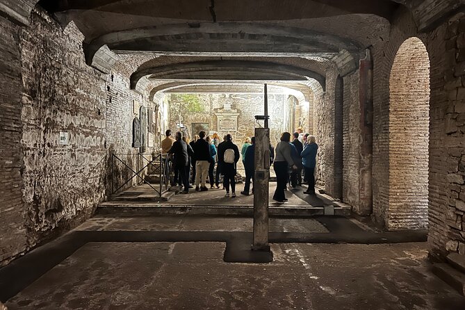 Rome: San Clemente Underground & Basilica Small Group Tour - Down in the Archaeological Layers: Frescoes, Floors, and the 3-Level Feel