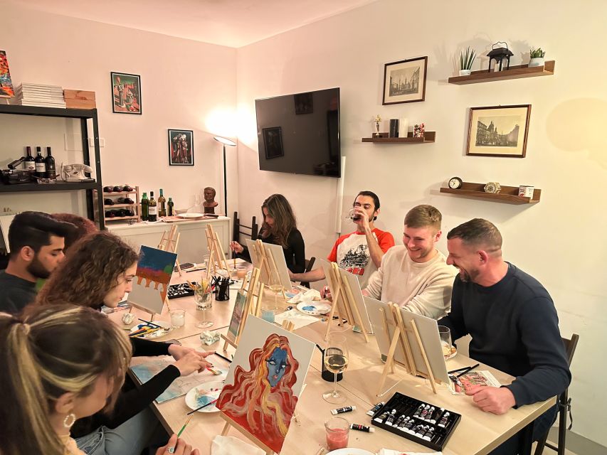 Rome: Small-Group Art Class with Wine - A Painting Party in a 17th-Century Roman Palazzo Studio