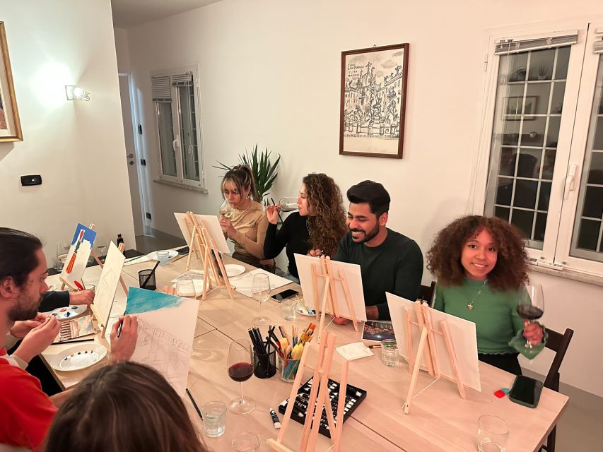 Rome: Small-Group Art Class with Wine - The Mini-Instruction That Helps Beginners Actually Finish