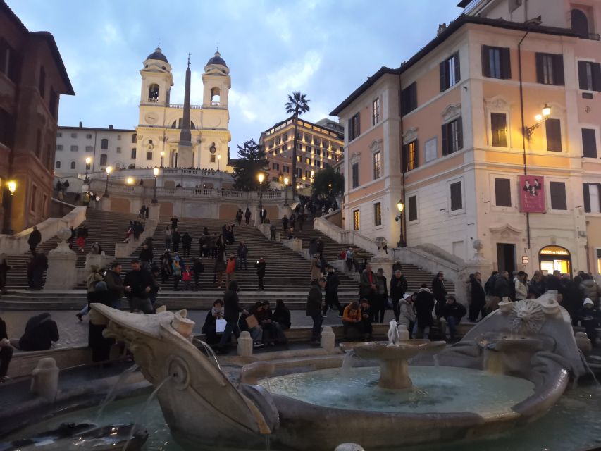 Rome: Spanish Steps, Trevi, Navona and Pantheon Sunset Tour - Piazza di Spagna, Spanish Steps at Golden Hour
