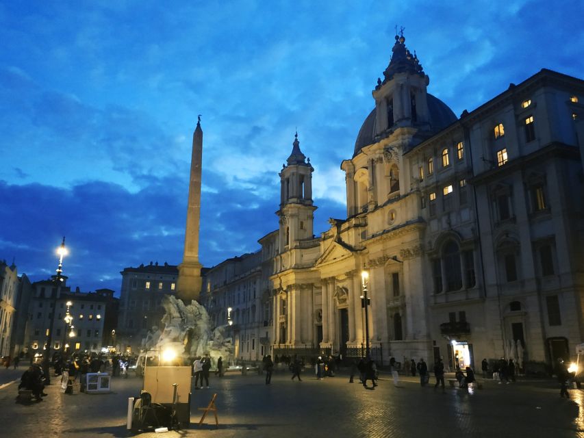 Rome: Spanish Steps, Trevi, Navona and Pantheon Sunset Tour - Piazza Navona and Bernini’s Fountain of the Four Rivers