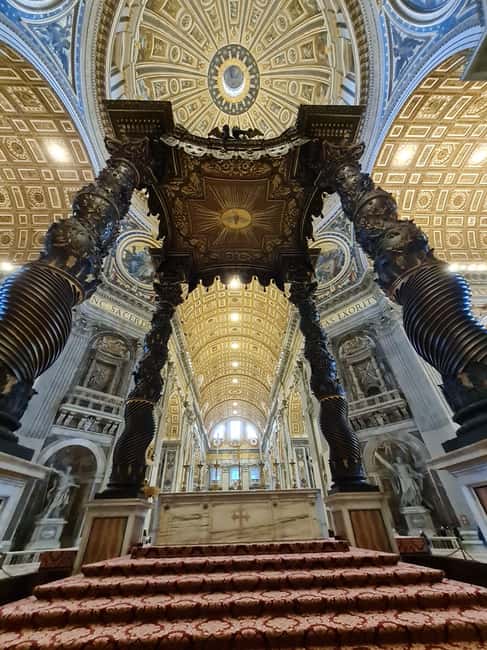 Rome: St. Peter's Basilica Entry Ticket and AudioGuide - Reserved entry at Largo del Colonnato, plus the security reality