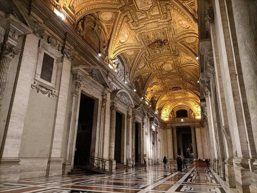 Rome: St. Peter's Basilica Guided Tour with Papal Tombs - Inside the basilica: big art moments you can actually follow