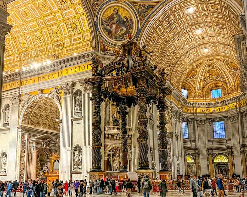 Rome:St.Peter’s Basilica,La Pietà,Papal Tombs Tour With Dome - St. Peter’s Square: Where the Big Symbols Start
