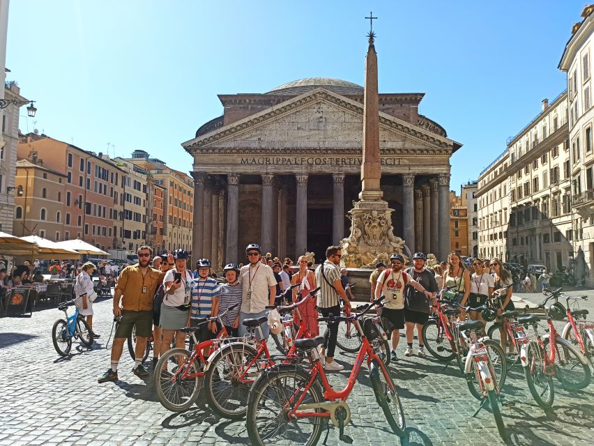 Rome: Standard or E-Bike Highlights Guided Tour - Bikes, Headsets, and Safety in Roman Traffic