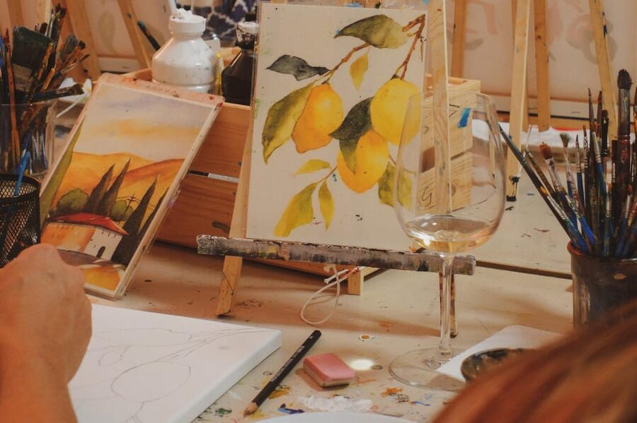 Rome: Tipsy Painting Class with Fine Wine and Arts - Key things to know before you go