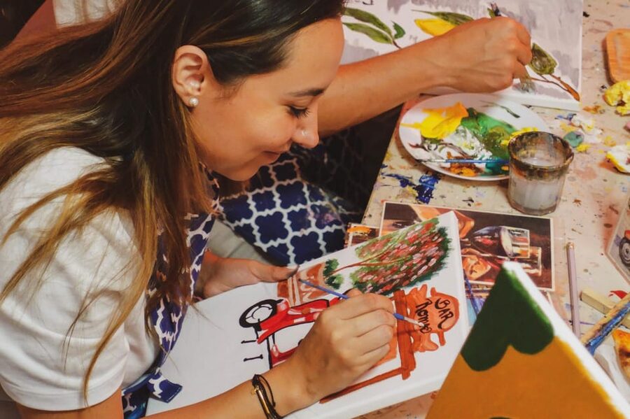 Rome: Tipsy Painting Class with Fine Wine and Arts - Painting Rome Landmarks, and How the Instructor Makes It Click