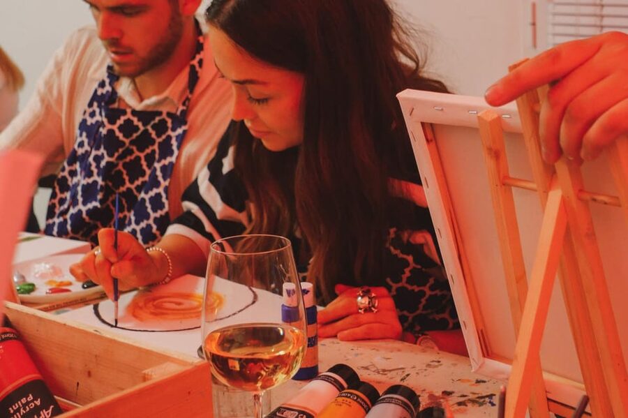 Rome: Tipsy Painting Class with Fine Wine and Arts - Price and Value for a 3-Hour Creative Night in Rome