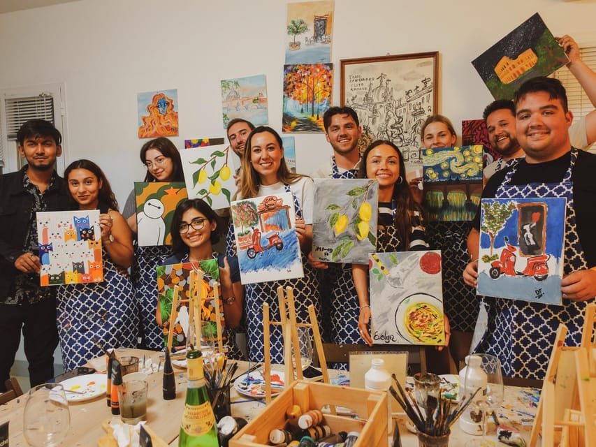 Rome: Tipsy Painting Class with Fine Wine and Arts - Before You Go, Simple Tips That Improve Your Painting Night