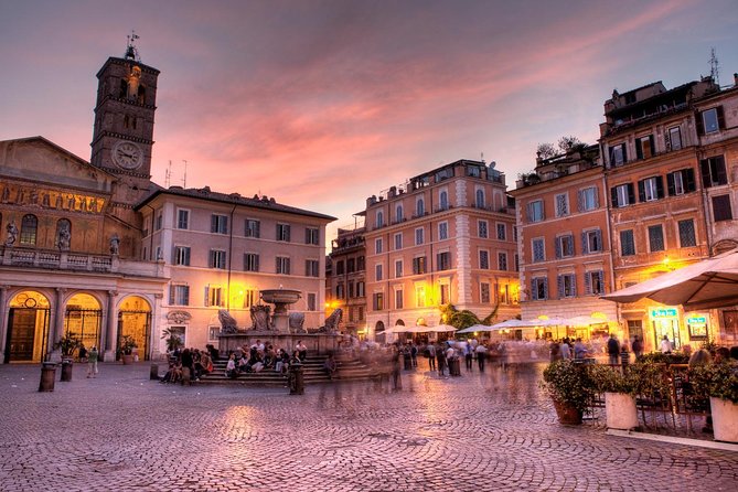 Rome: Trastevere Food tour with Free-Flowing Fine Wine - Meeting at Piazza Trilussa, then the Walk Gets You Moving