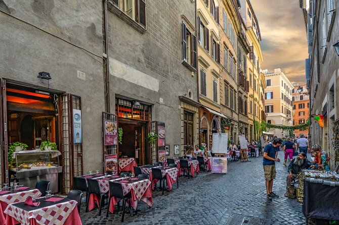 Rome Trastevere Street Food Tour: Eat and Drink Like a Local - Walking to Campo de’ Fiori: cured meats in an old shop tradition