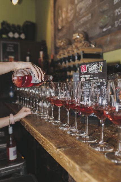 Rome: Trastevere Wine Tasting with Food Pairing and Gelato - Stop one, the first wine and pairing session