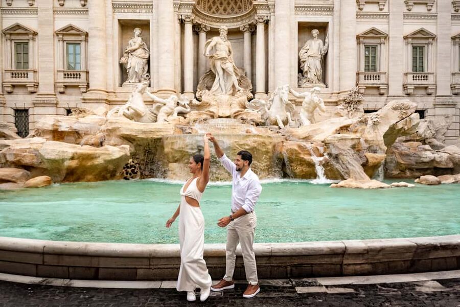 Rome: Trevi Fountain Photoshoot – Private & Personalized - Meeting outside Hotel Fontana, then you start moving right away