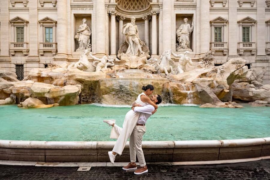 Rome: Trevi Fountain Photoshoot – Private & Personalized - Trevi Fountain photos: baroque beauty and classic Rome moments