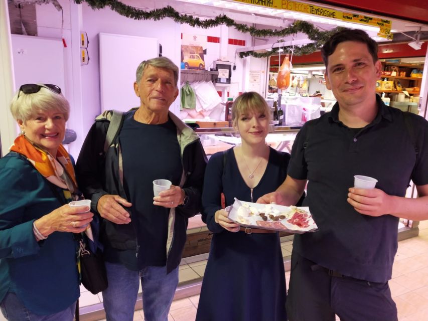 Rome: Vatican Street Food and Wine Tour with Farmers Market - Trionfale Market tastings: pizza, fried risotto balls, cheeses, and wine