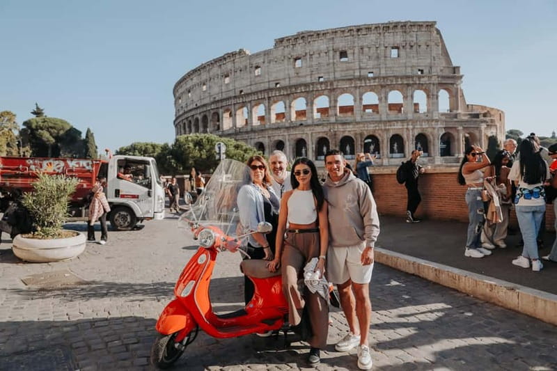 Rome: Vespa Ride in the Streets with Photography - Starting at Caffè Roma, then zipping into classic Rome