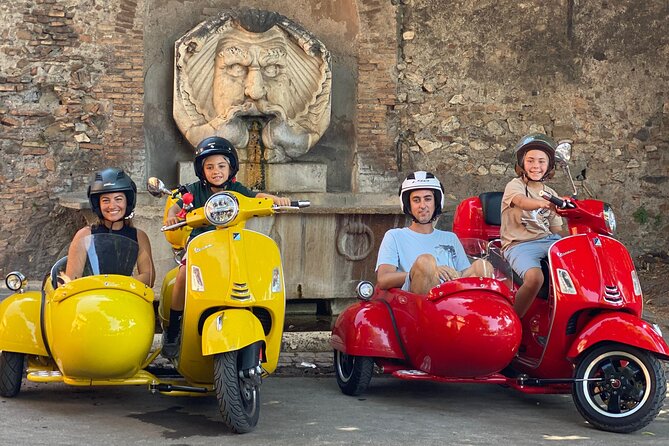 Rome Vespa Sidecar Tour — 90-Minute City Highlights Tour - The Colosseum stop, 5 minutes that can still work