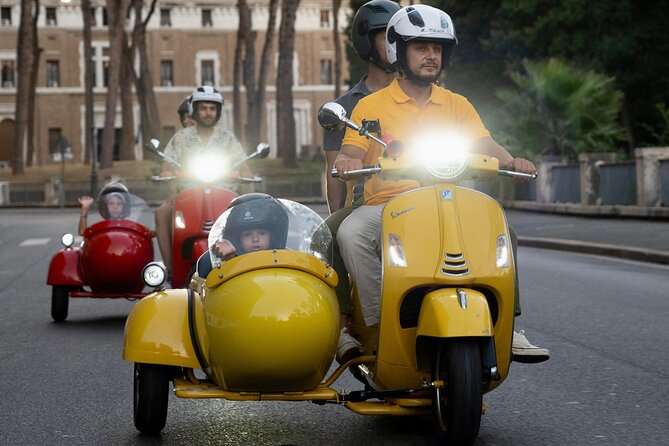 Rome Vespa Sidecar Tour — 90-Minute City Highlights Tour - Helmet safety and what it feels like to ride