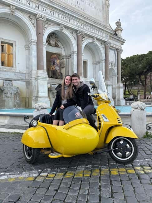 Rome Vespa Sidecar Tour: 90-Minute Panoramic Experience - Villa Borghese and Terrazza del Pincio: The Best View Break