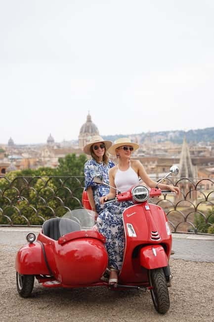 Rome Vespa Sidecar Tour: 90-Minute Panoramic Experience - Colosseum Photos Without Monument Time