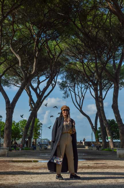 Rome: Vespa tour “When in Rome” with Dessert and Photography - Giardino degli Aranci: the Orange Garden and its optical illusion