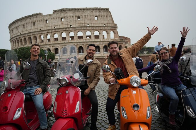 Rome: Vespa Tour with Photographer and Tiramisu treat - Colosseum Area to Giardino degli Aranci: First Big Views, Short Walks