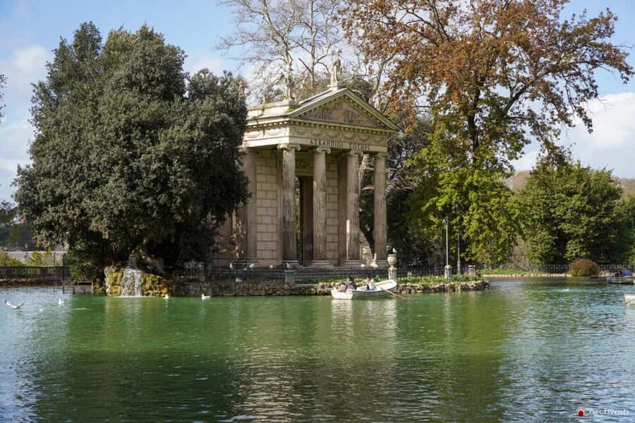 ROME: Villa Borghese Lake tour by boat with independent rowing + aperitif - Villa Borghese Lake by boat, and why it feels different