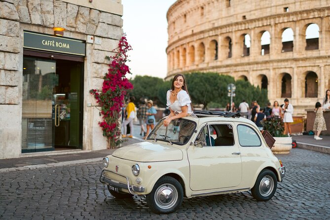 Rome Vintage Fiat 500 car Tour With Photographer - Why a vintage Fiat 500 works so well for Rome photos