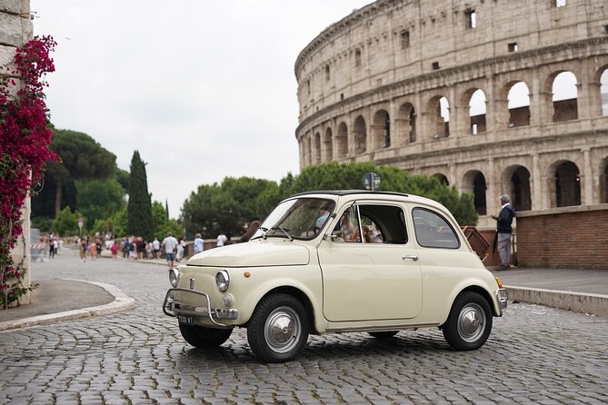 Rome Vintage Fiat 500 car Tour With Photographer - Sunrise, sunset, and day tours, plus how light affects your pictures
