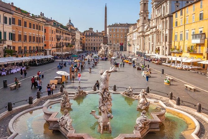 Rome: Walking Tour through the Marvel of the city - Piazza Navona: Fountain of the Four Rivers and Sant’Agnese in Agone