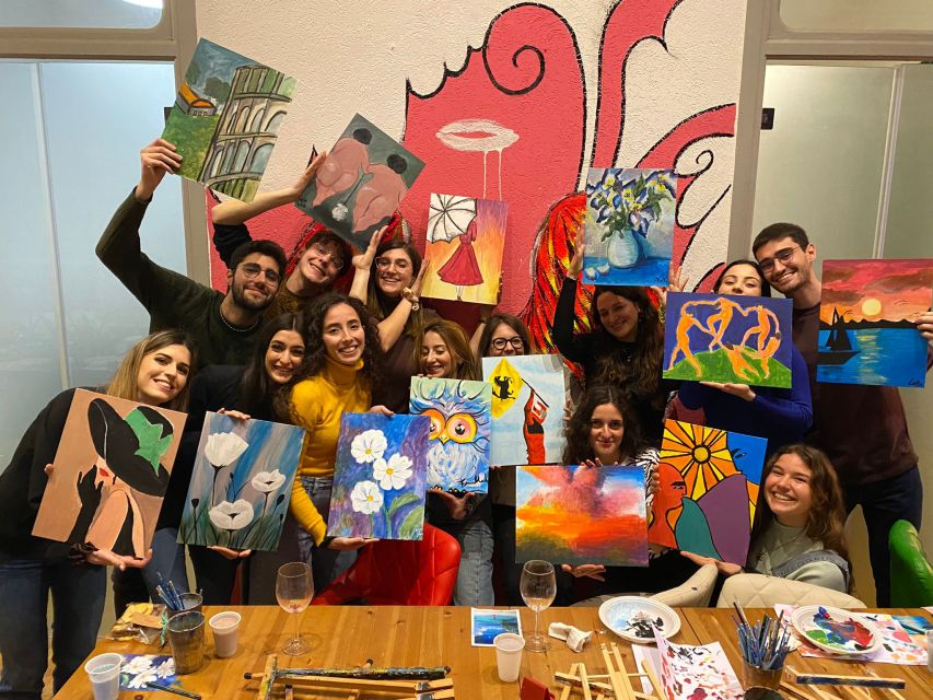 Rome: Wine and Paint Experience in Piazza Navona - Inside the 17th-Century Studio: What the 2 Hours Actually Feel Like