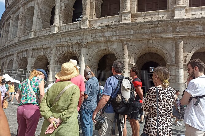 Small Group Guided Tour to the Colosseum, Roman Forum and Palatine Hill - Colosseum Entry: From Outside Intro to Imperial Terrace Views