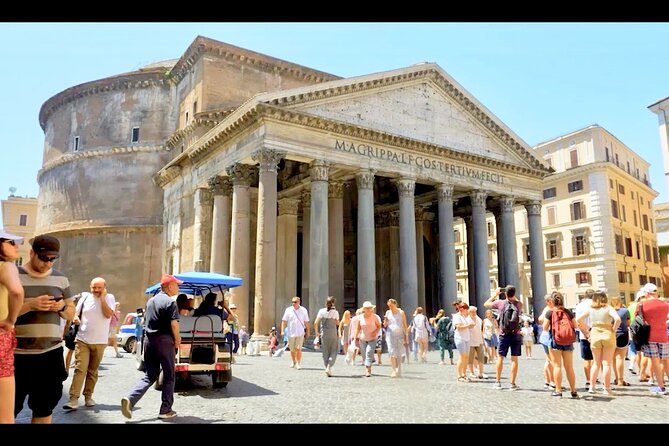 The best of Rome by Golf Cart - private tour - Pincian Hill and Terrazza del Colle Pincio behind Villa Borghese