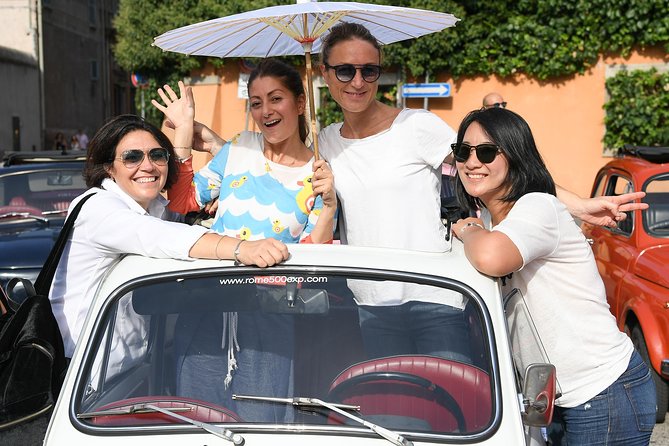 The ORIGINAL Fiat 500 3hour chauffeured tour - Buco della Serratura and Parco Savello: keyholes and orange-garden magic