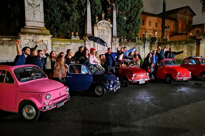 The Original Fiat 500 Night Tour of Rome - Porta San Paolo: the Egyptian pyramid surprise