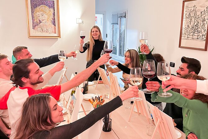 Tipsy Painting Class Rome - Monti Studio Start at Corso Vittorio Emanuele II