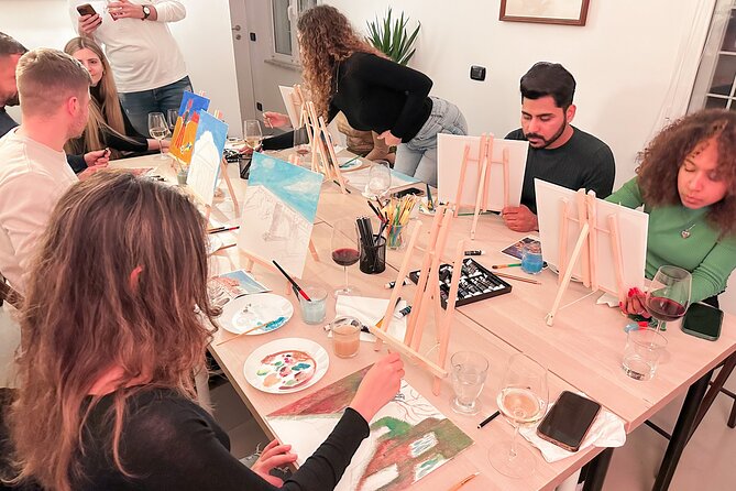 Tipsy Painting Class Rome - Supplies and Instruction Level: Expect Guidance, Not an Art Degree