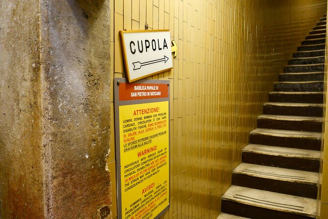 Tour of St Peter's Basilica with Dome Climb and Grottoes - What this tour includes, and what it does not