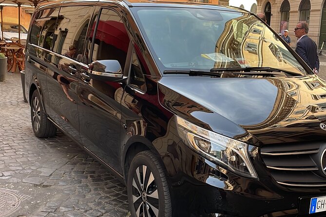 Transfer Rome to Airport or Airport to Rome Fiumicino/Ciampino - Meet Your Driver at Rome Airports (N.C.C. sign and driver number)