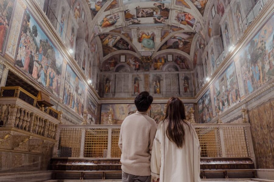 Vatican Museums & St Peter's Basilica Small Group Tour - Entering Vatican Museums with timed entry, not tour mayhem
