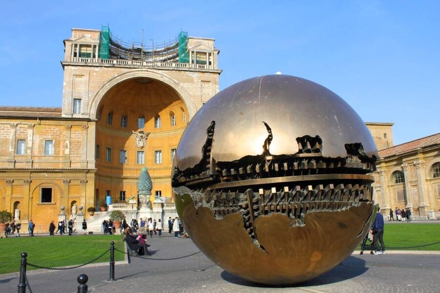 Vatican, Sistine Chapel and St. Peter's Semi Private Tour - Vatican Museums route: pine courtyard to the map and tapestry galleries