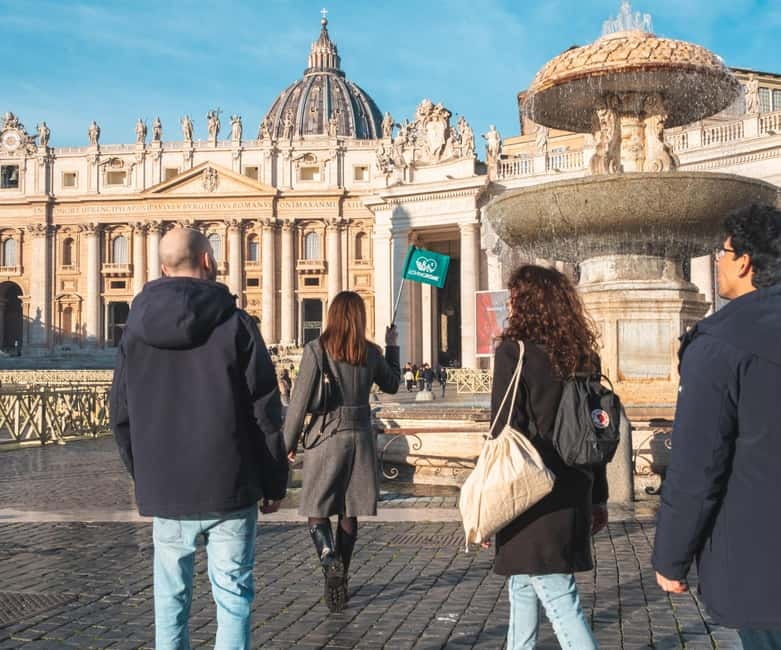 Vatican: St. Peter’s Basilica, Dome Climb & Papal Tombs Tour - St. Peter’s Square and Reserved Basilica Entry (What You Actually Gain)