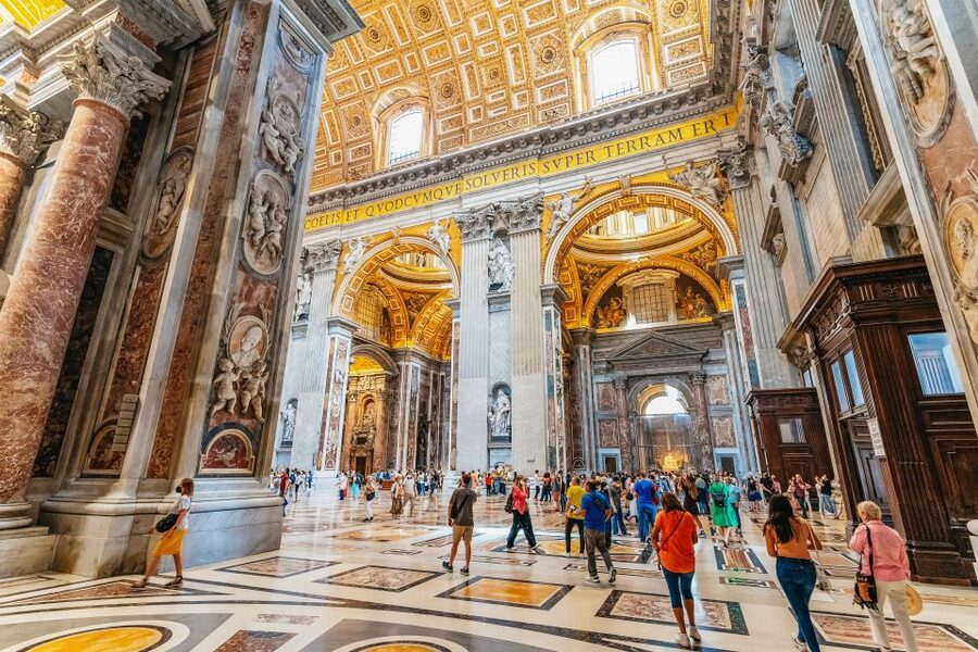 Vatican: St. Peter's Basilica, Square, Grottoes Guided Tour - St. Peter’s Square and Bernini’s Colonnade, where the tour starts to make sense