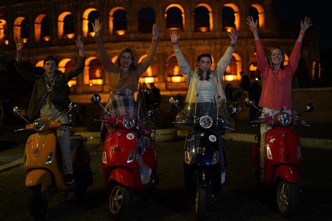 Vespa Scooter Night Tour in Rome with Professional Photographer - Meeting Up by the Colosseum, Then Photos Start Immediately