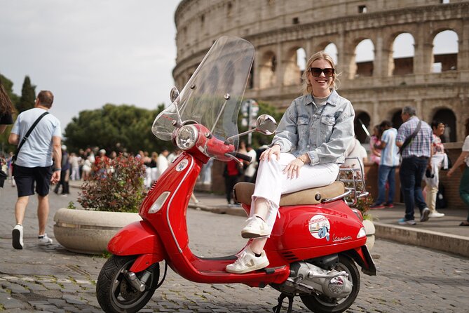 Vespa Scooter Tour in Rome with RomeIsMyLove Pro Photo Team - Giardino degli Aranci: orange trees, terrace, and included time