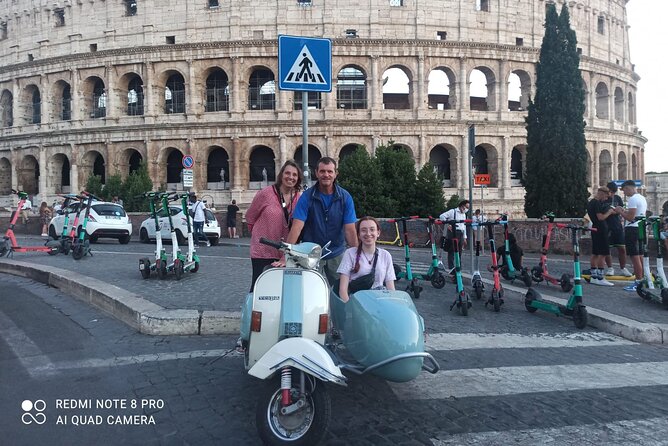 Vespa Sidecar Tour at Day/Night with Pickup - Why a Vespa Sidecar Is a Smart Way to See Rome