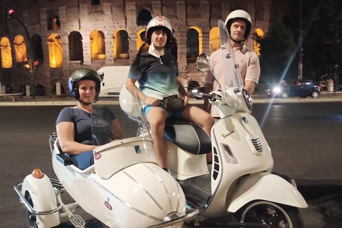 Vespa Sidecar Tour at Day/Night with Pickup - Piazza Venezia Start: Vittoriano Views and a Quick Kickoff