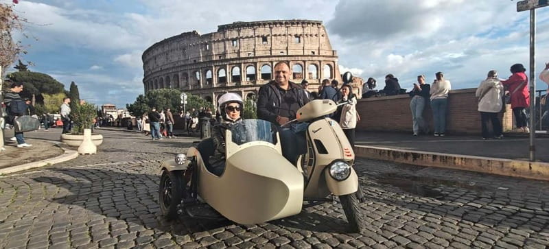 Vespa Sidecar Tour : Express Highlights of Rome - Trevi Fountain: Baroque spectacle from the street